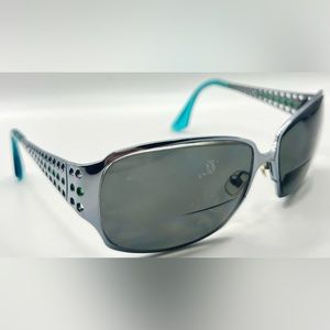 Prodesign 8312 Blue Gray Oval Sunglasses Frames Only